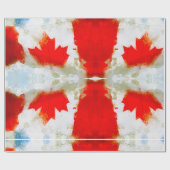 Kanada My Canada (Kanadische Flagge) Geschenkpapier (Flach)