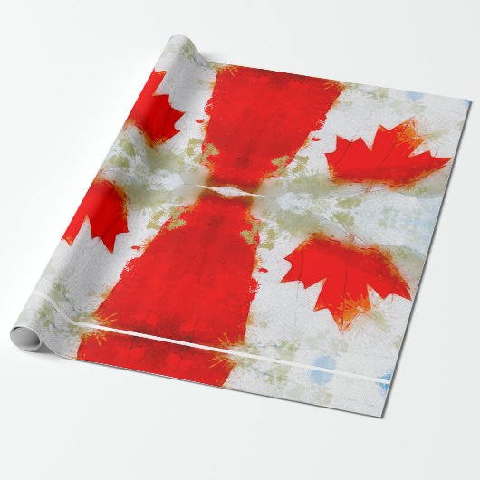 Kanada My Canada (Kanadische Flagge) Geschenkpapier (Ungerollt)