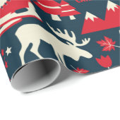 Kanada - nahtloses Muster Geschenkpapier (Rolleneckpunkt)