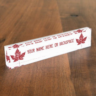 Kanada Name Teller Personalisiert Kanada Name Plak Namensplakette