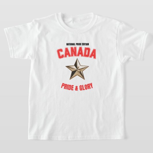 Kanada National Pride Edition Kinder Basic T-Shirt (Ablage )