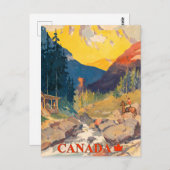 Kanada, Nationalpark Postkarte (Vorne/Hinten)