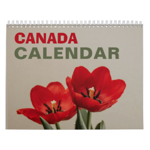 Kanada Nature Wall Calendar 2025 Kanadische Ferien Kalender