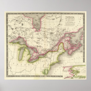 Kanada, neues Brusnwick und Neuschottland Poster