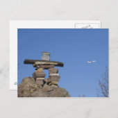 Kanada, Neufundland, St. John's. Inukshuk Postkarte (Vorne/Hinten)
