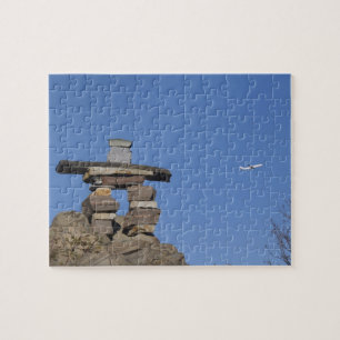 Kanada, Neufundland, St. John's. Inukshuk (um Puzzle