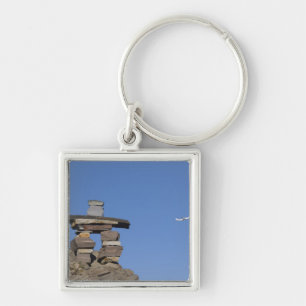 Kanada, Neufundland, St. John's. Inukshuk (um Schlüsselanhänger