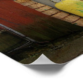 Kanada, New Brunswick, St Andrews. Bunt Poster (Ecke)