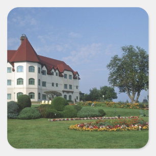 Kanada, New Brunswick, St Andrews. Das Fairmont Quadratischer Aufkleber