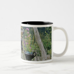 Kanada, New Brunswick, St Andrews. Teekannen Zweifarbige Tasse