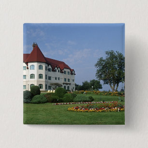 Kanada, New Brunswick, St Andrews. The Fairmont Button