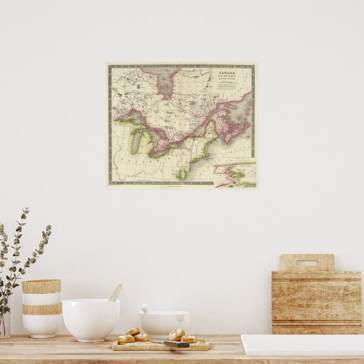 Kanada, New Brusnwick und Nova Scotia Poster (Küche)