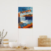 Kanada Niagara Falls Reiseplakat Poster (Küche)