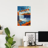 Kanada Niagara Falls Reiseplakat Poster (Heimbüro)