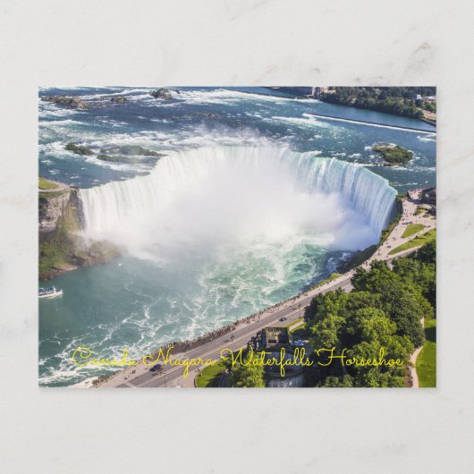 Kanada Niagara Wasserfälle Pferde Skylines Postkar Postkarte (Vorderseite)