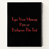 Kanada Notebook Custom Canada Goose Notebooks Gesc Notizblock (Rückseite)