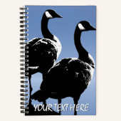 Kanada Notebook Custom Canada Goose Notebooks Gesc Notizblock (Vorderseite)