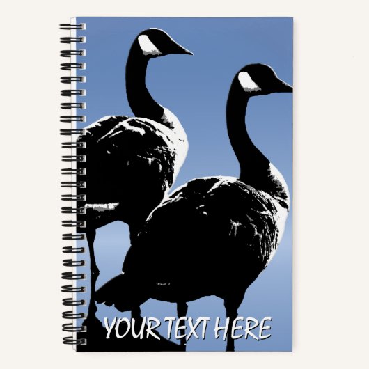 Kanada Notebook Custom Canada Goose Notebooks Gesc Notizblock (Vorderseite)