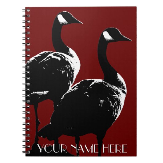 Kanada Notebook Custom Canada Goose Notebooks Gesc Notizblock (Vorderseite)