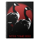 Kanada Notebook Custom Canada Goose Notebooks Gesc Notizblock (Vorderseite)