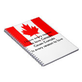 Kanada Notizblock (Rechte Seite)