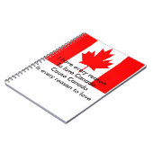 Kanada Notizblock (Linke Seite)