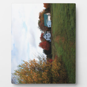 Kanada Nova Scotia Bauernhaus im Herbst Fotoplatte