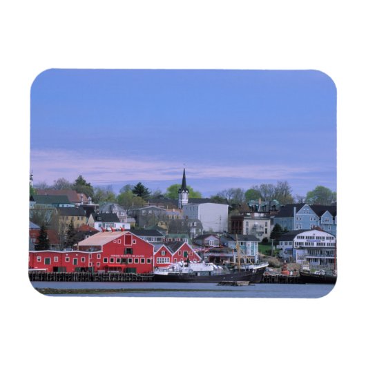 Kanada, Nova Scotia. Blick auf Lunenburg, Magnet (Horizontal)