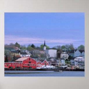 Kanada, Nova Scotia. Blick auf Lunenburg, Poster