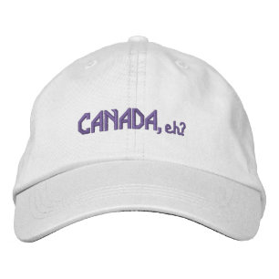 KANADA, oder? Bestickter Look  Bestickte Baseballkappe