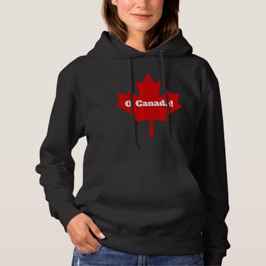 Kanada oder Kanada Kanadischer Pride Maple Leaf Na Hoodie (Vorderseite)