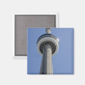 Kanada, Ontario, Toronto. Oberseite des CN Tower m Magnet (Vorderseite/Rückseite)