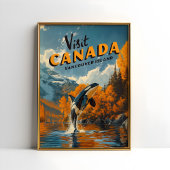 Kanada Orca Poster - Vancouver Island Art