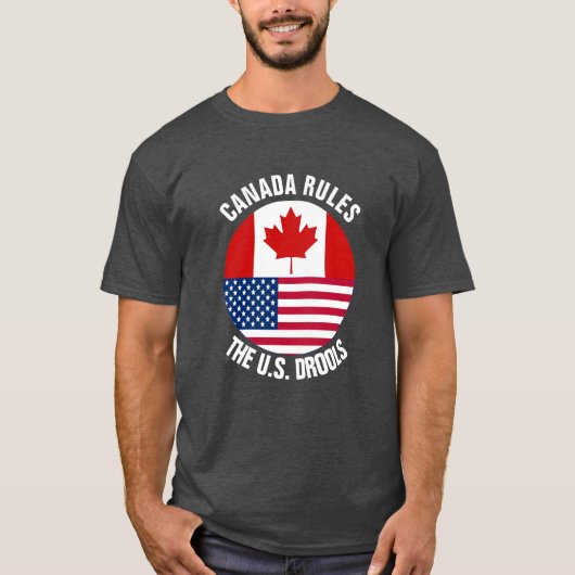 Kanada ordnet die US geifert an T-Shirt (Vorderseite)
