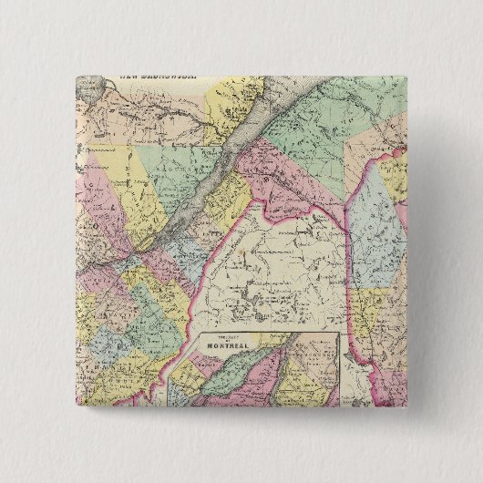 Kanada Ost- oder Unterkanada und Neubraunschweig Button (Vorderseite)