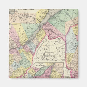 Kanada Ost- oder Unterkanada und Neubraunschweig Magnet