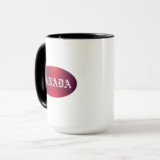 Kanada Oval Tasse (Vorderseite Links)