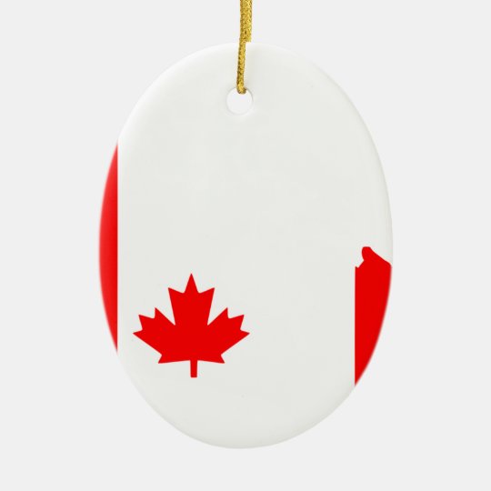 Kanada Ovales Keramik Ornament