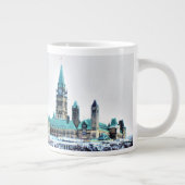 Kanada Parlament Gebäude Snow Souvenir Jumbo-Tasse (Rechts)