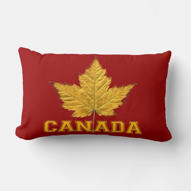 Kanada Pillow Gold Canada Team Souvenir Pillow Lendenkissen (Vorderseite)