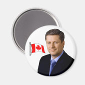 Kanada PM Stephen Harper Magnet (Vorderseite/Rückseite)