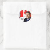 Kanada PM Stephen Harper Runder Aufkleber (Tasche)