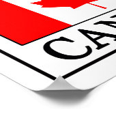 Kanada Poster (Ecke)