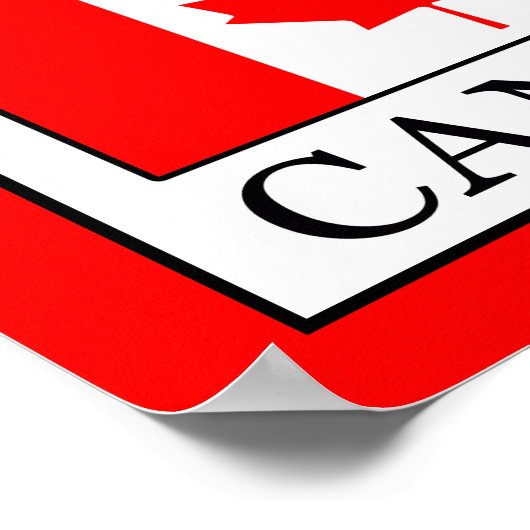 Kanada Poster (Ecke)