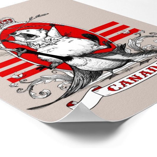 Kanada! Poster (Ecke)