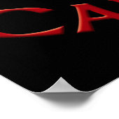 Kanada Poster Canada Maple Leaf Souvenir Print (Ecke)