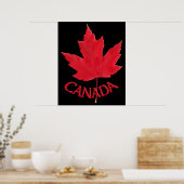 Kanada Poster Canada Maple Leaf Souvenir Print (Küche)