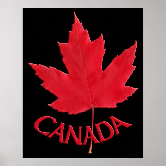 Kanada Poster Canada Maple Leaf Souvenir Print (Vorne)