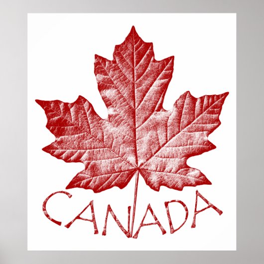 Kanada Poster Canada Maple Leaf Souvenir Print (Vorne)