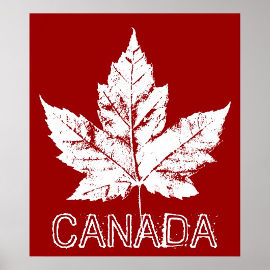 Kanada Poster Canada Maple Leaf Souvenir Print (Vorne)